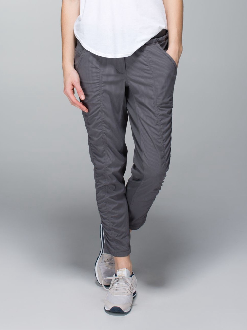 #324- lululemon athletica Street to Studio Gray Track Jogger Pants